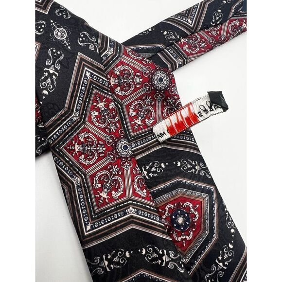 3/$15 Italian all silk handmade tie - Picture 3 of 4